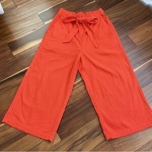 Free People Guacho Cropped Tie Front Pants